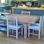 Hardwood flooring and fixtures in a kitchen